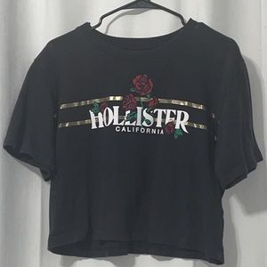 Hollister Rose T-Shirt (Black)